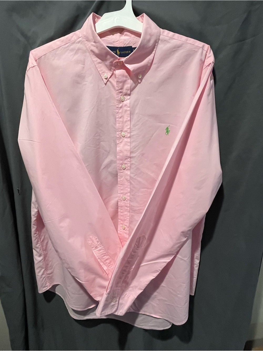 Ralph Lauren Light Pink Button-Down Oxford Shirt